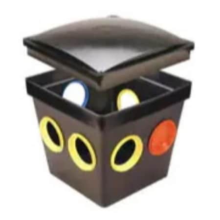 Defenseguard 14.5 x 16 in. Tuf-Tite 7-Hole Distribution Box DE3968011